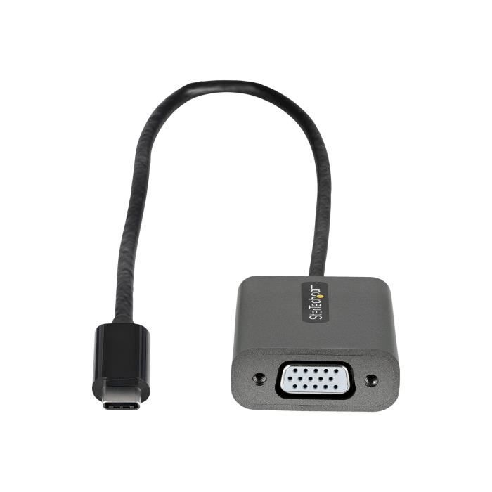 StarTech.Com - CDP2VGAEC - Convertisseur USB C 1080p vers VGA - USB Type-C vers Écran VGA - Câble 30cm