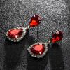 Fashionable Shiny Teardrop Women's Simple Everyday Earrings Jewelry