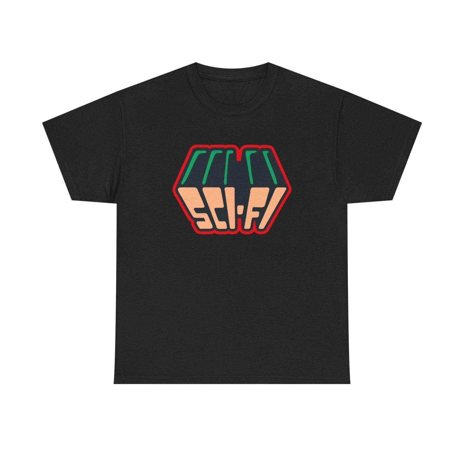 Sci Fi Retro Graphic T-Shirt Unisex Heavy Cotton Tee 4XL