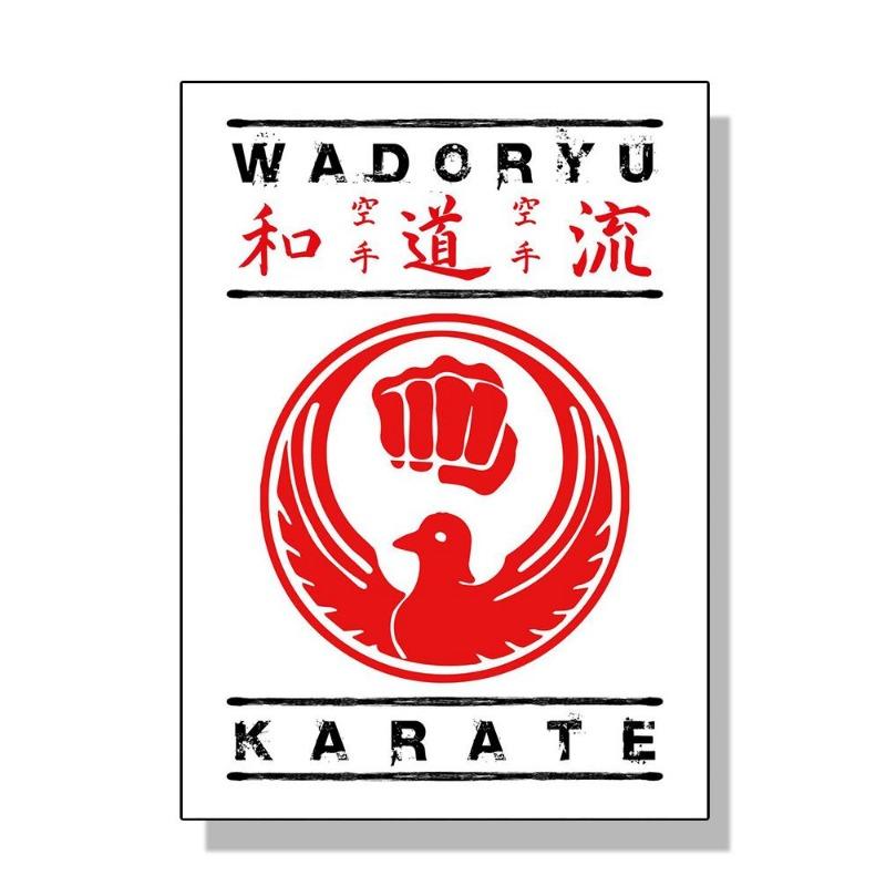 Vintage japanische Kampfkünste, Judo, Jujitsu, Karate, Kendo, Taekwondo, Poster, Leinwand, Gemälde, Wandmalerei, Heimdekoration für Zimmer, Geschenk