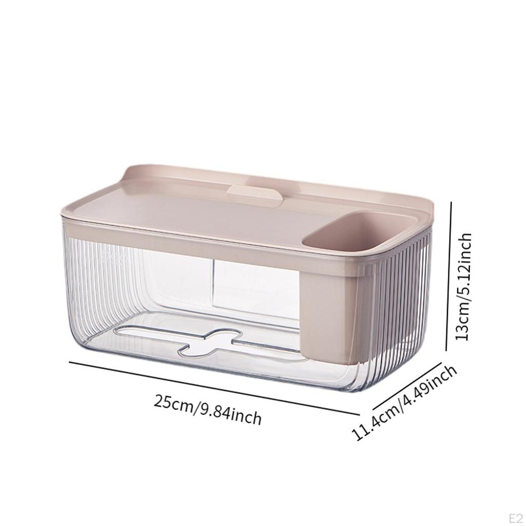 Wall Mounted Bathroom Tissue Box Toilet Paper Box, Multipurpose, Modern Storage