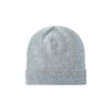 Cashmere Autumn and Winter New Style Women's High End Solid Color Knitted Outdoor Warm Fashion Heavyweight Baotou Cuffed Hat