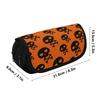 Pen Case Spacious Storage Durable 300D Polyester Metal Zipper with Double Compartments for School Office Travel for Boys Girls