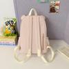School Bag Japanese Large Capacity Cute Plush School Bag Cute Girl Cartoon School Bag Backpack Rabub Pendant