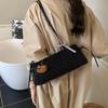 Leopard Print Bag Women's Large Capacity  New Summer Niche Design Shoulder Underarm Bag Texture Work Commuter Bag