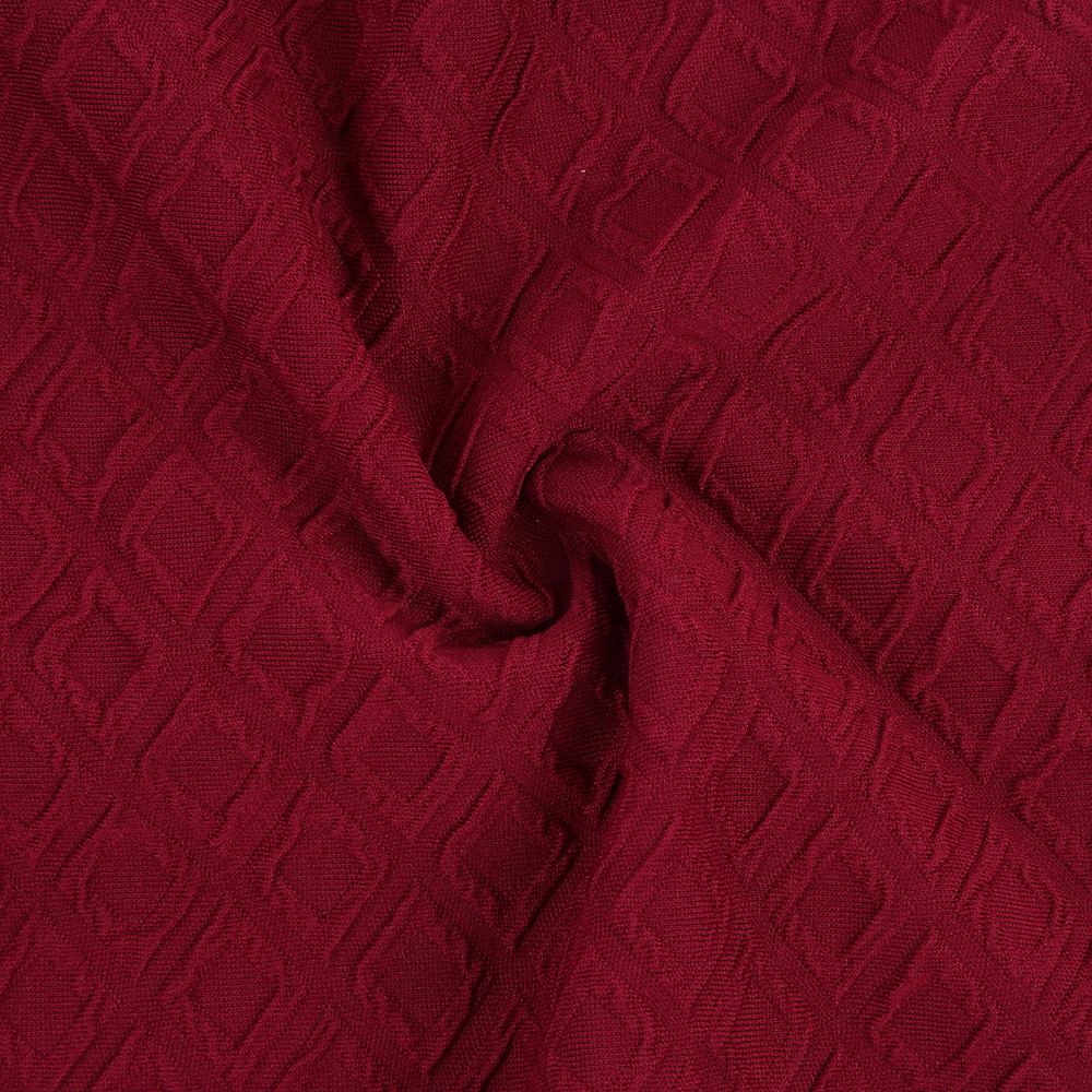 Thick Knit Stretch Removable Washable Dining Chair Cover Polyester Spandex Seats Slipcover for Wedding Party Hotel Dining Room Ceremony
