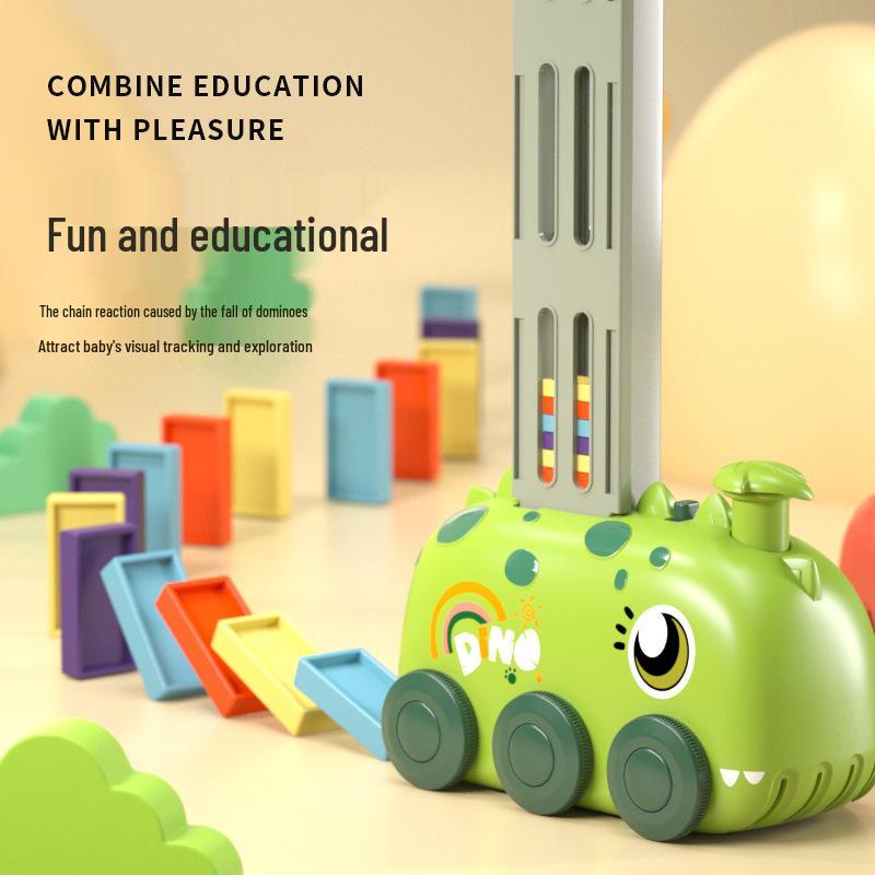 Electric Domino Train Set for Toddlers: Fun & Educational Building Blocks Toy