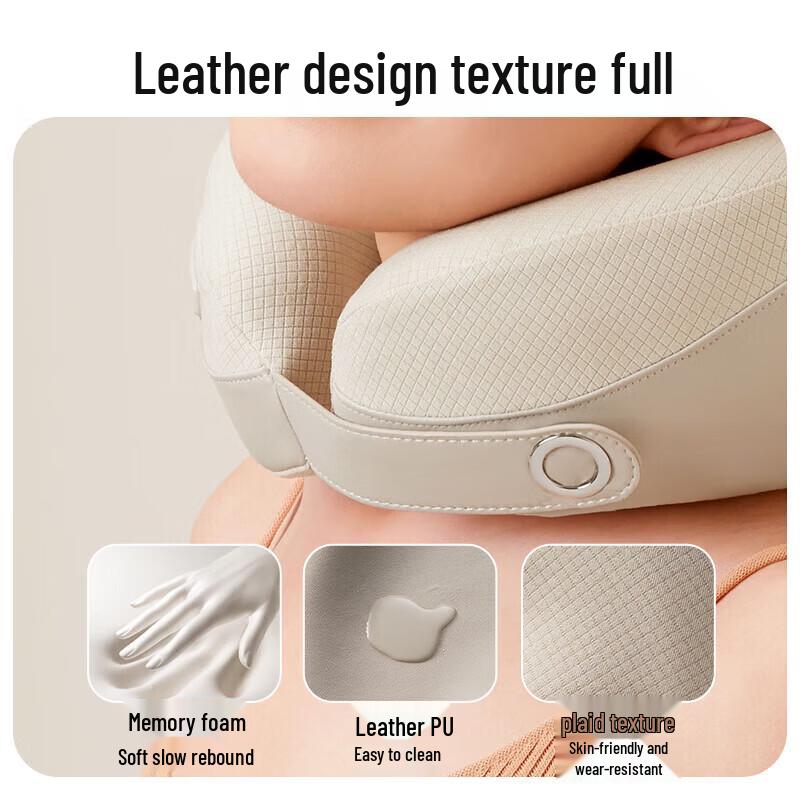 Bear Portable U-Shaped Neck Massager Pillow with Heat CN plug (adapter included)