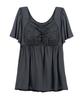 Two Hatch Night Bra Short Integrated Night Breastfeeding Size Charcoal Gray Cami, Sleeve, Bra, Wireless, Friendly, Loungewear, 24/7 Wear, 8820, 70M,