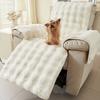 Anti-slip Particles Plush Single Recliner Sofa Cover Wear-resistant Massage Chair Pad  Office