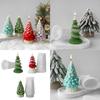 Silicone Candle Molds Candle Making Moulds Christmas Tree Shape Soap Moulds Silicone Ornament Molds for Art Enthusiasts