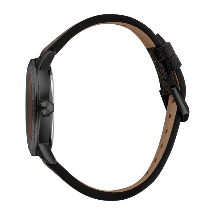 Uhr - JUST CAVALLI - JC1G216L0035 - Quarz - Edelstahl - Schwarzes Leder