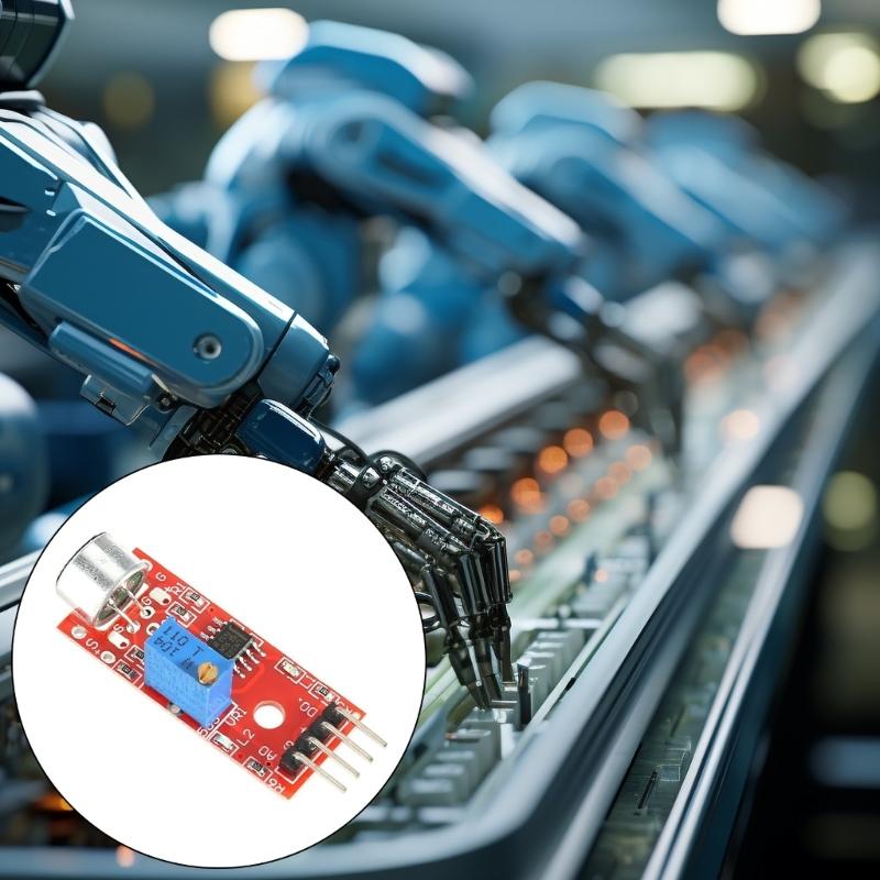 Compactly Sound Sensors Module DC4-6V Sound Detection Module with Analog and Digital Outputs for Easy Integration