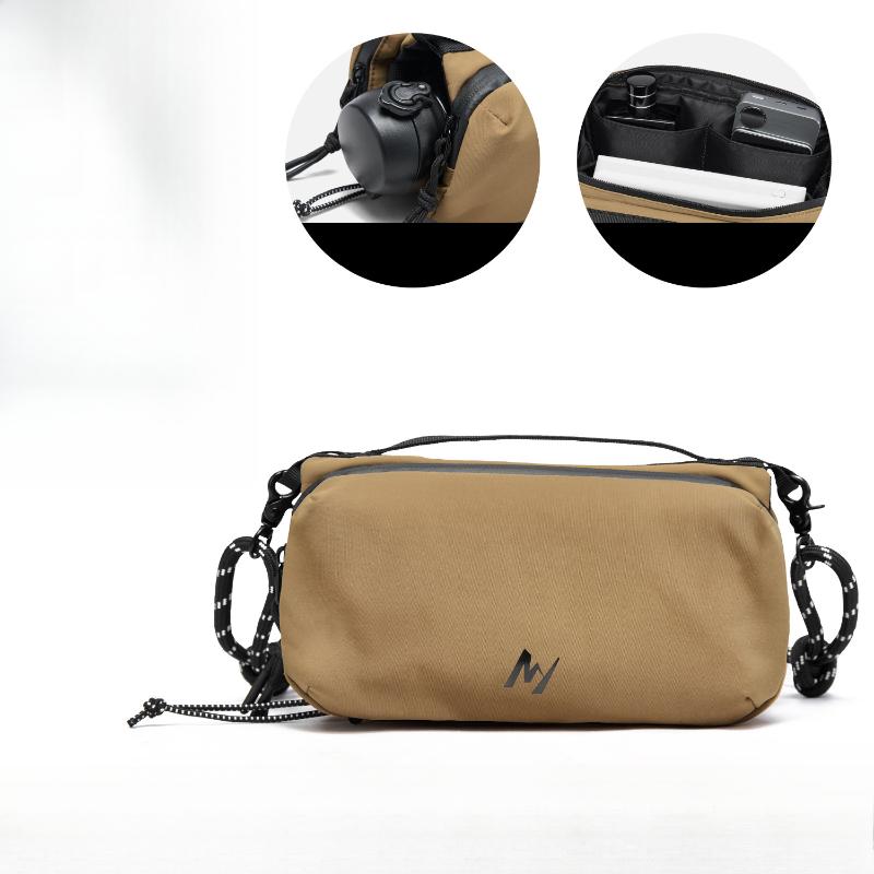 Fashion Crossbody Bags Men Casual Oxford Shoulder Bag for Men Ultra Lightweight Mini Crossbody Bag Waterproof Outdoor Sling Bags