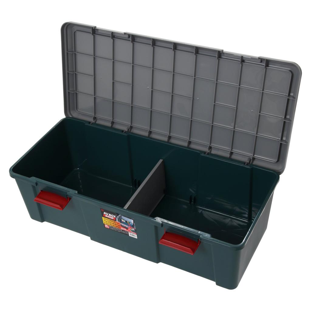 Iris Ohyama Storage BOX RVBOX 900D Green 900×400×280 Gray/Dark
