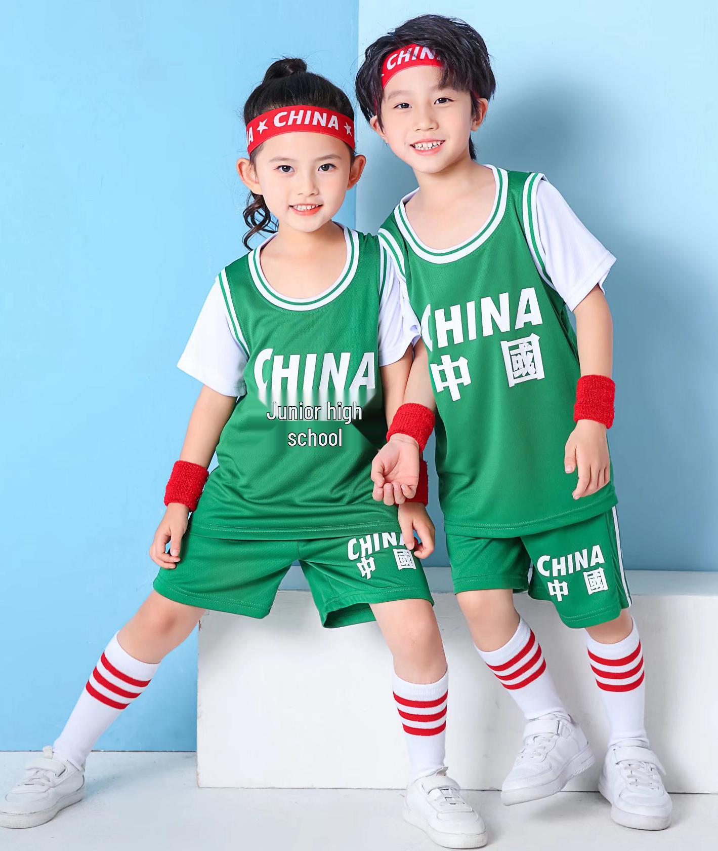 

Детский баскетбольный комплект формы - Красный костюм для выступлений для выпускных в детском саду и начальной школе 2XS/100-110 cm Height