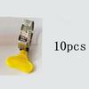 Stainless Steel Hose Clips with Plastic Handle Set of 10 Adjustable Worm Drive