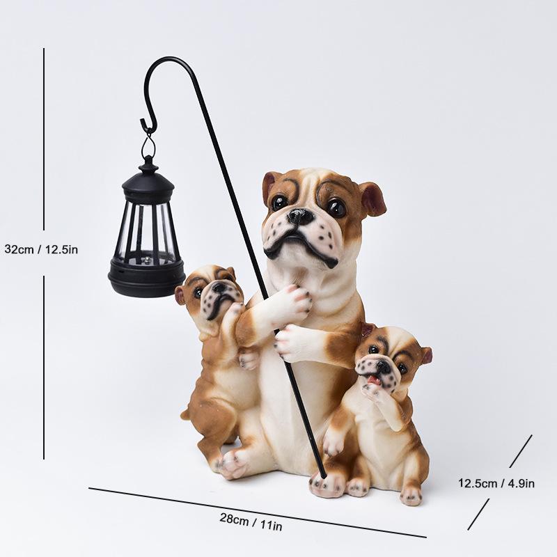 Solar Elf Garden Light: Outdoor Resin Ornament for Villas