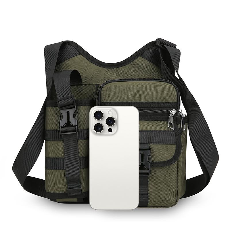 Outdoor Shoulder Bag Men's Water Kettle Umbrella Crossbody Bag Large Capacity Mobile Phone Bag