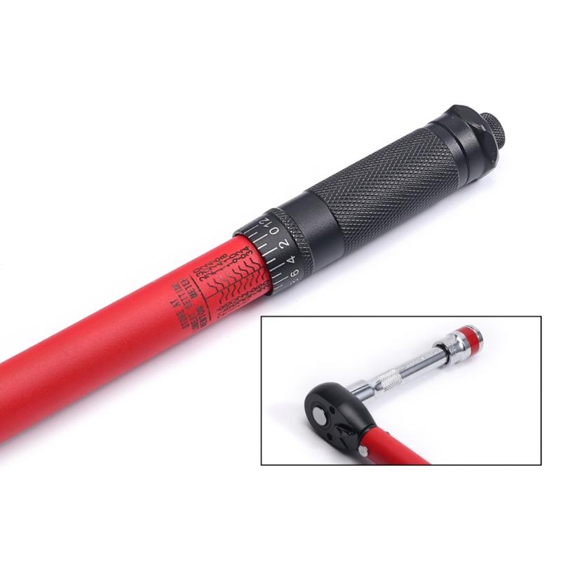 High Carbon Steel Electroplated Torque Wrench Hand Tool for Precise Automotive Mechanical Repair Easy Use In Tight Space