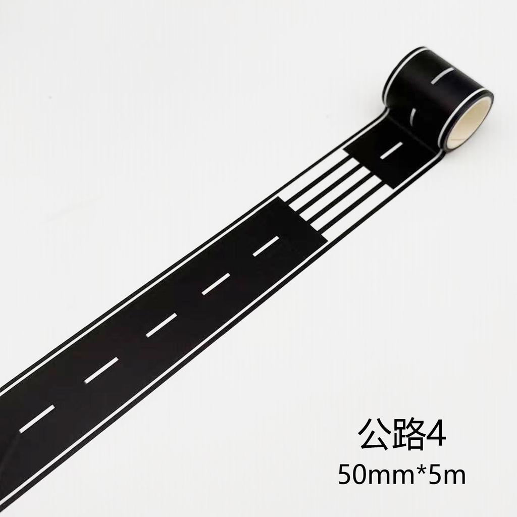 Children's Transportation DIY Road Rail Track, Road Tape and Paper Tape Pack