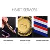 Winner Reward Medals Gold Silver Bronze Prizes Medal with Neck Ribbon Award Medal Kids Sport Competition Prize Medal Souvenir