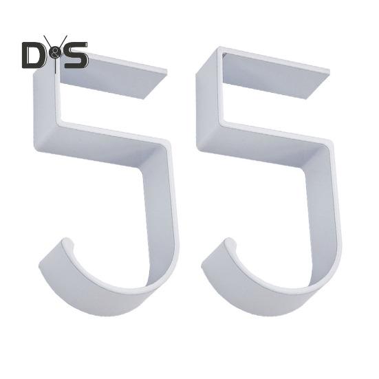 

2 шт. вешалки для гирлянд, крючки для стола, высокопрочные, устойчивые к ржавчине, вешалки для каминных чулок, держатели для каминной доски 2pcs белый