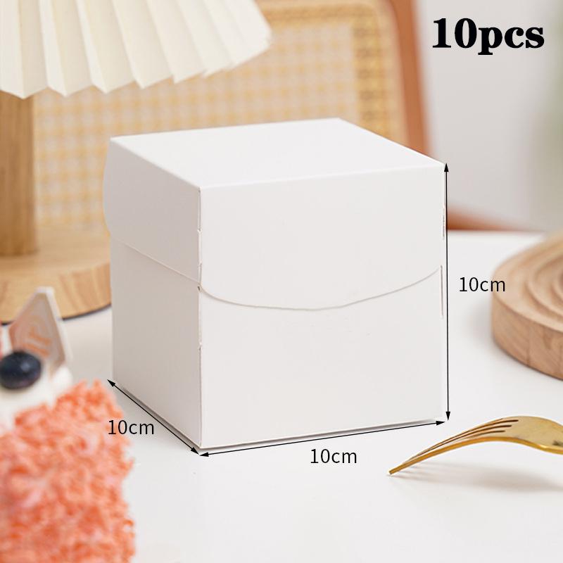 

3-дюймова коробка для упаковки тістечок, мусових тортів, десертів та шматочків випічки