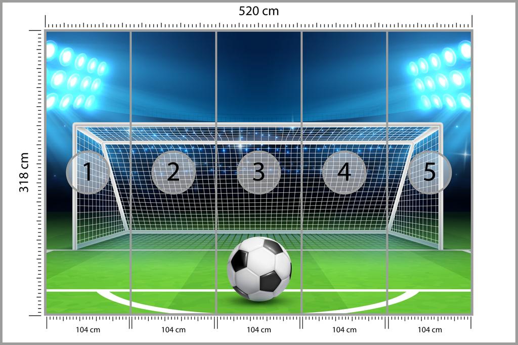 Photomural Ball On The Shot Line Of The Criminal Non-Woven 520x318