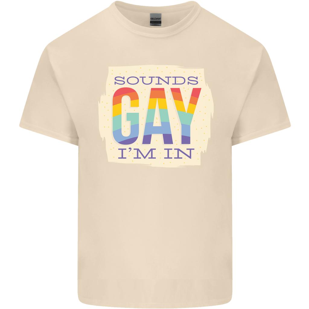 Sounds Gay Im In Funny LGBT Gay Pride Unisexs Light Cotton TShirt