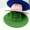 Fedora Hat Top Hat 9.5cm Wide Brim Men Women Autumn Winter Felt Jazz Hats Classic Church Fedoras Chapeau Sombrero Mujer