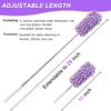 2Pcs Mini Duster for Cleaning, Microfiber Duster with Extendable Pole, Washable Small Duster, Cleaning Tools for Office, Car Interior, Window,