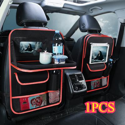 Car Seat Back Storage Bag Hanging Bag Car Storage Storage Bag Multifunctional Car Sundries Storage Pallet Plate 1PCS