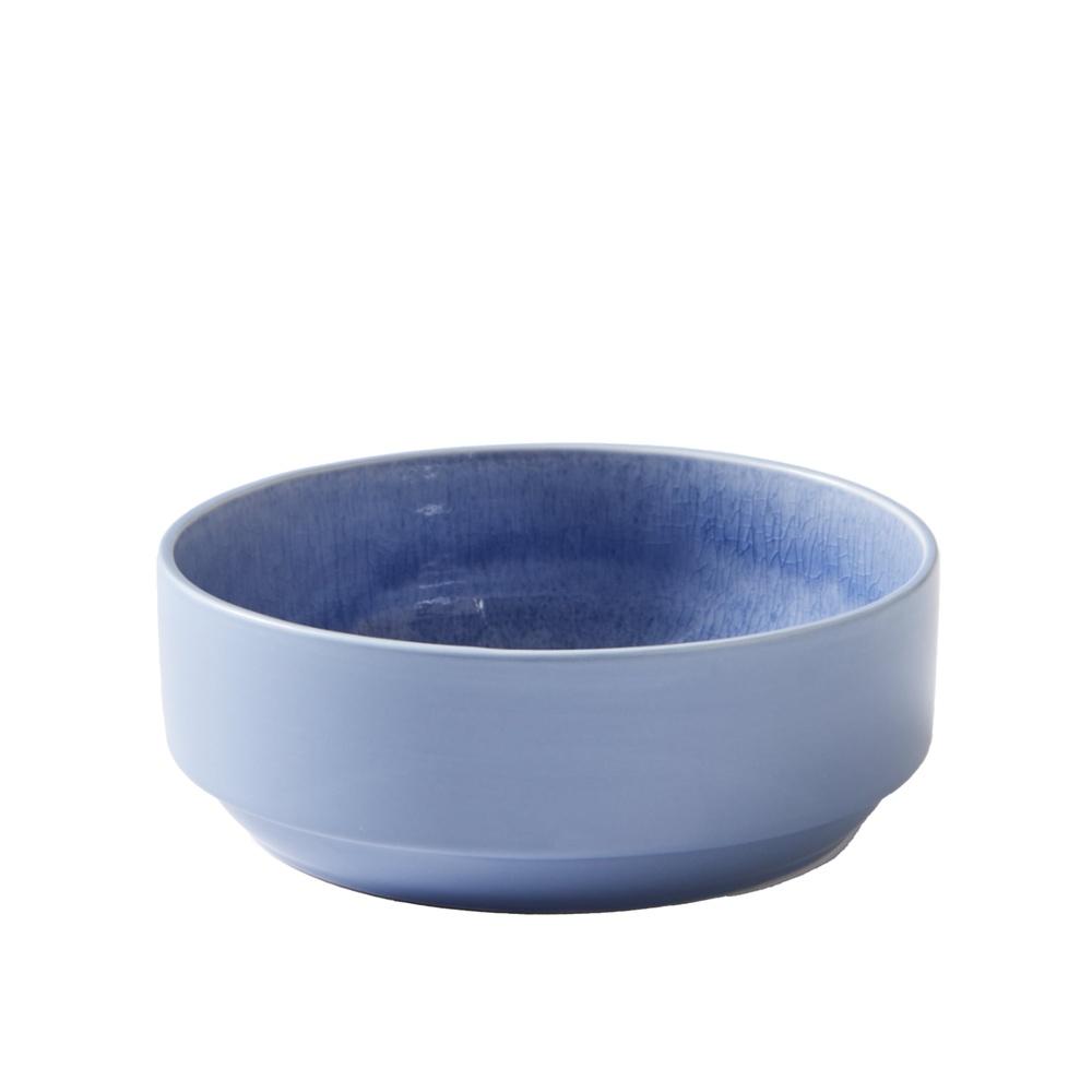 

Stackable Stoneware Cereal Bowl Glossy Glazed Finish Artisan Handcrafted Unique Microwave Safe Kitchen Dining Home Essentials United States