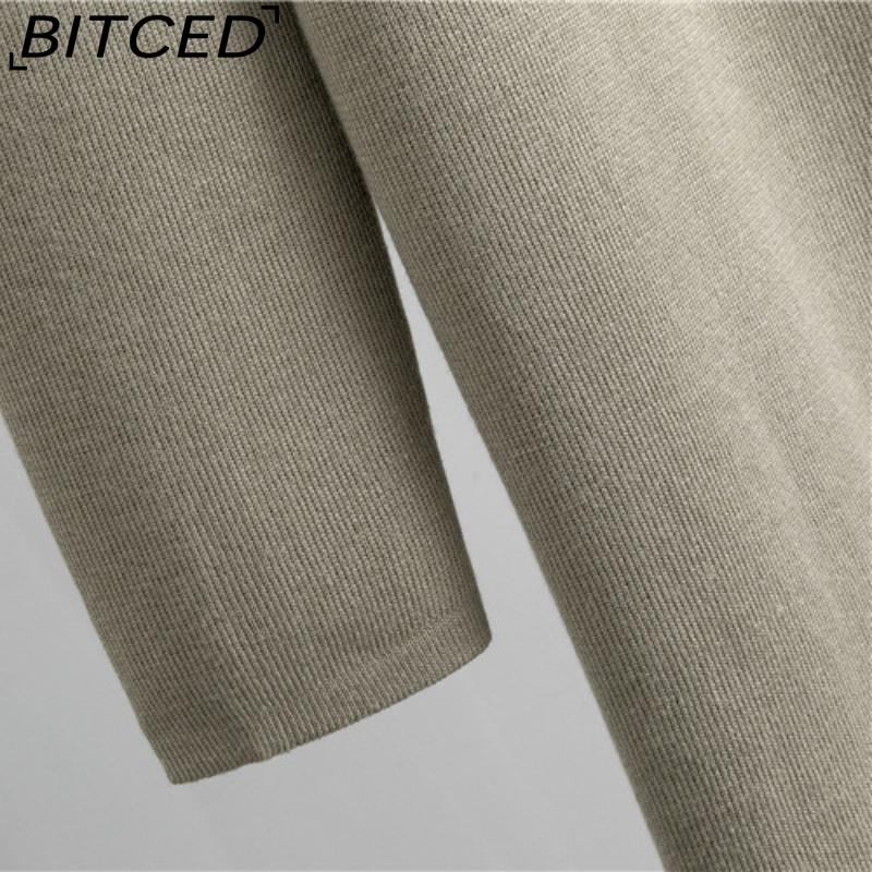 BITCED Spring and Autumn Laid-back Style Knitted Set, Sleeveless Vest, Sweater, Cardigan and Trousers, Three-piece Set