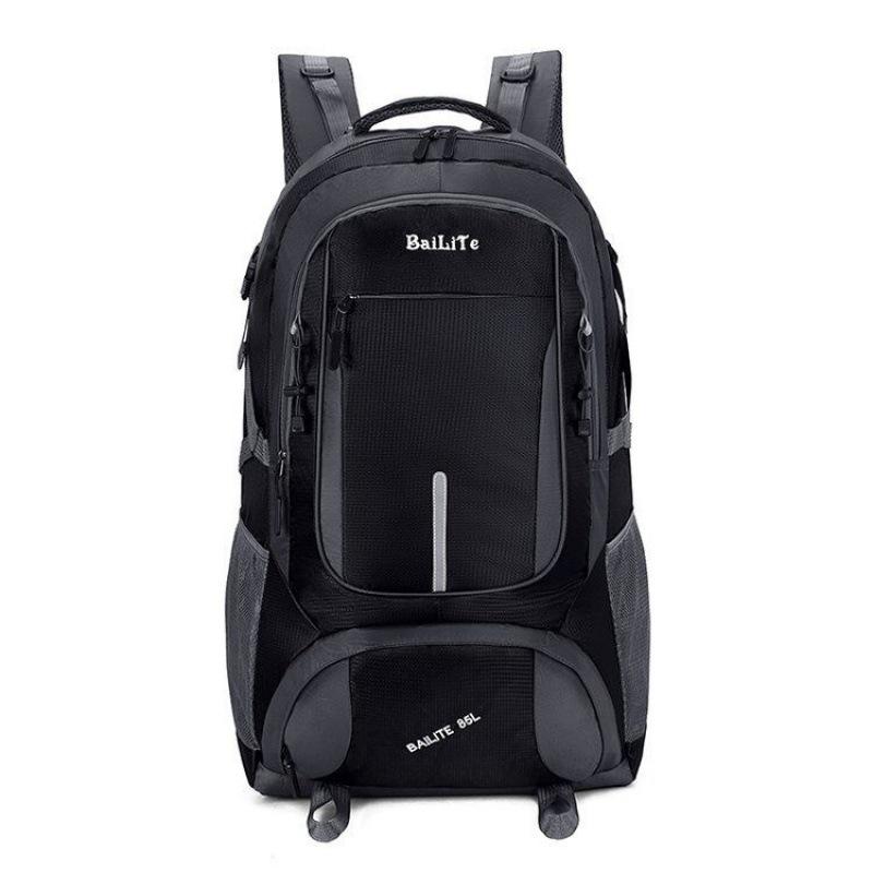 

Водонепроницаемый рюкзак для походов и кемпинга на открытом воздухе - Унисекс, Прочный и многофункциональный 75L чёрный