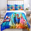 Custom 3pcs Adventure Heroes Unite Bedding Sets For All Sizes New 184D Printed Bed Cover Comforter Duvet Cover Pillowcase Bedroom Decoration