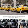 100pcs Transparent Disposable Steering Wheel Cover Car Taxi  Elastic Clear PE Dust Proof Antifouling Steering Wheel