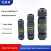 2-in 2-out Waterproof Outdoor Cable Connector - Rainproof, Quick Connect Terminal.
