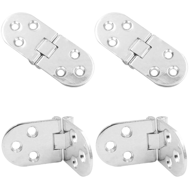 Strong 180 Degree Full Rotation Hinge Furniture Hardware Tool Easy Installation Cabinet Hinge set for Compact Space
