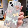 Color small butterfly for iPhone17promax Apple 17 laser mobile phone case 16/15 large hole 15 factory