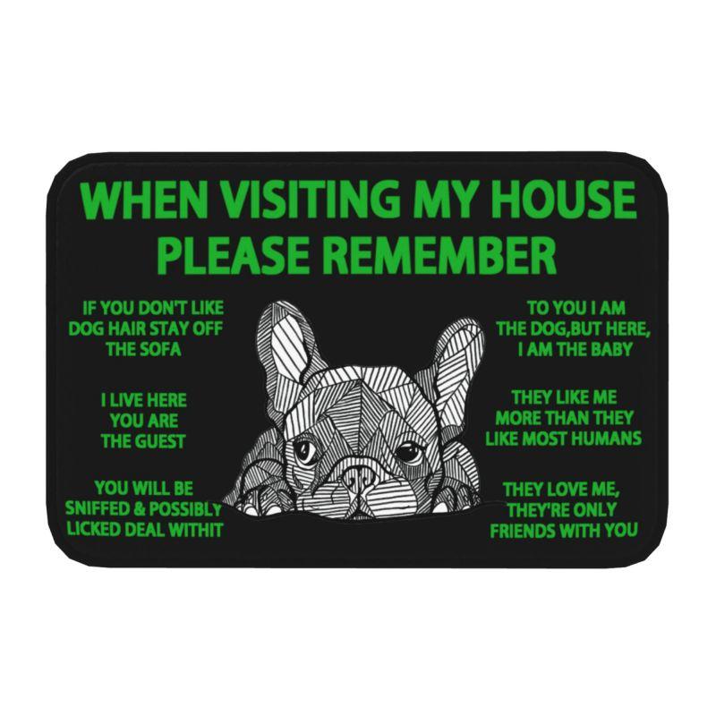 Lovely Pug Dog Front Door Floor Entrance Mats Outdoor Bathroom Kitchen Doormat Garden Carpet Rug