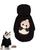 Pet Hooded Sweatshirt Cats & Dogs Cute Fashiona Unique Panda Print Design Suitable Pomeranian Maltese Large Breed Dog