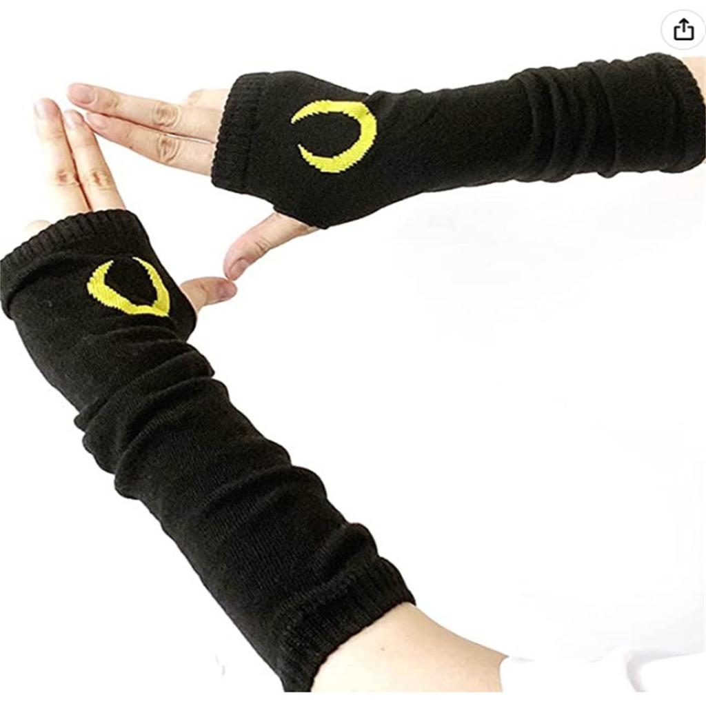 Sleeves Ninja Finger Gloves Cross Stripe Sleeves Ins Long Sleeves Cosplay Sheath