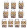 10Pcs Christmas Wonderland Cottage Gift Box Set Large 3D Pop-Up House Shaped Paper Candy Boxes Festive Holiday Party Favor Decor