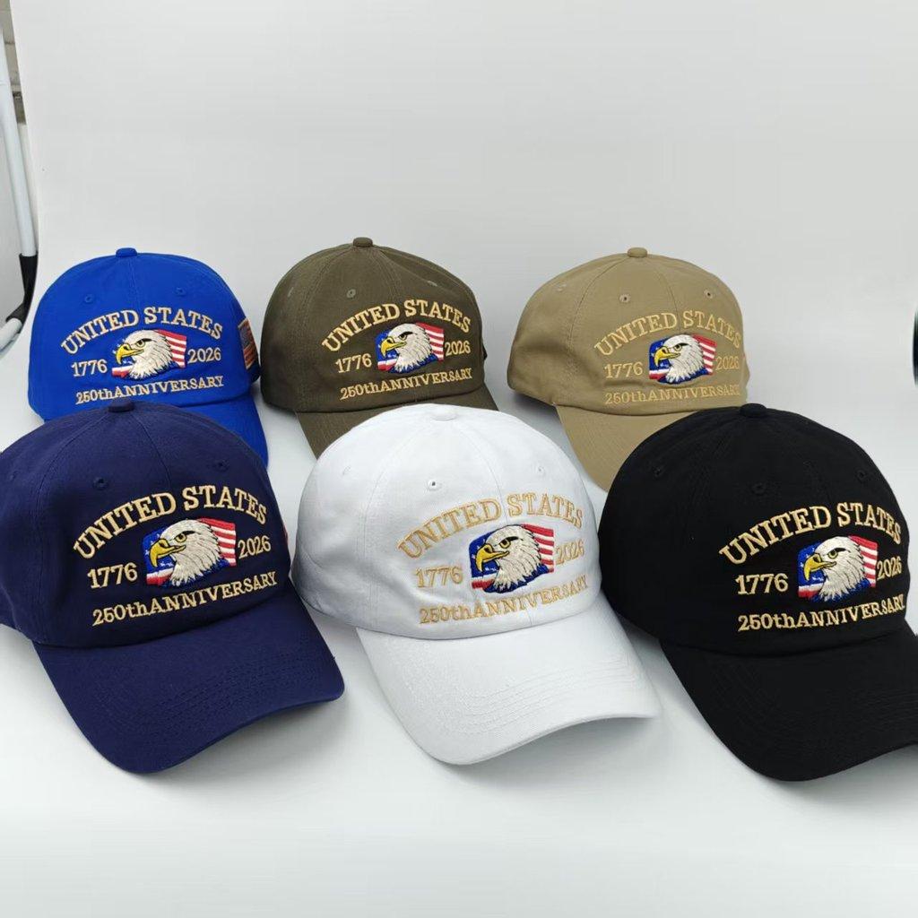 Independence Day Embroidered Baseball Cap With Sun Protection For Outdoor Activities