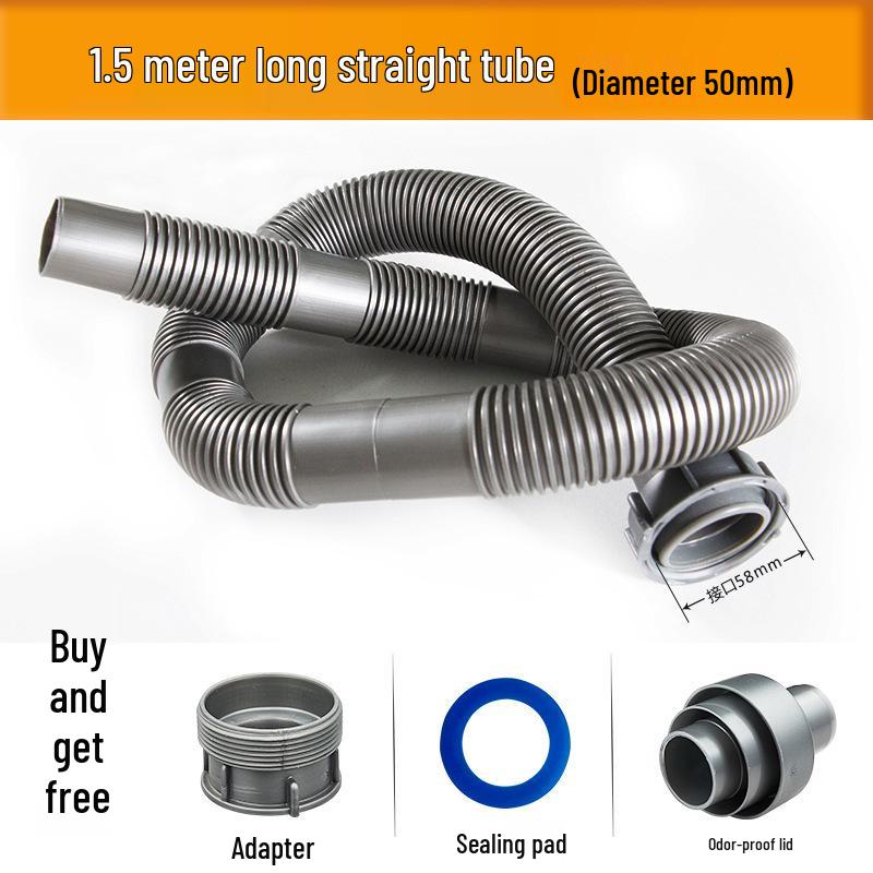 Universeller Küchen- & Badezimmer-Ablaufkorb-Filter - Geruchshemmendes T-Stück-Ablaufzubehör