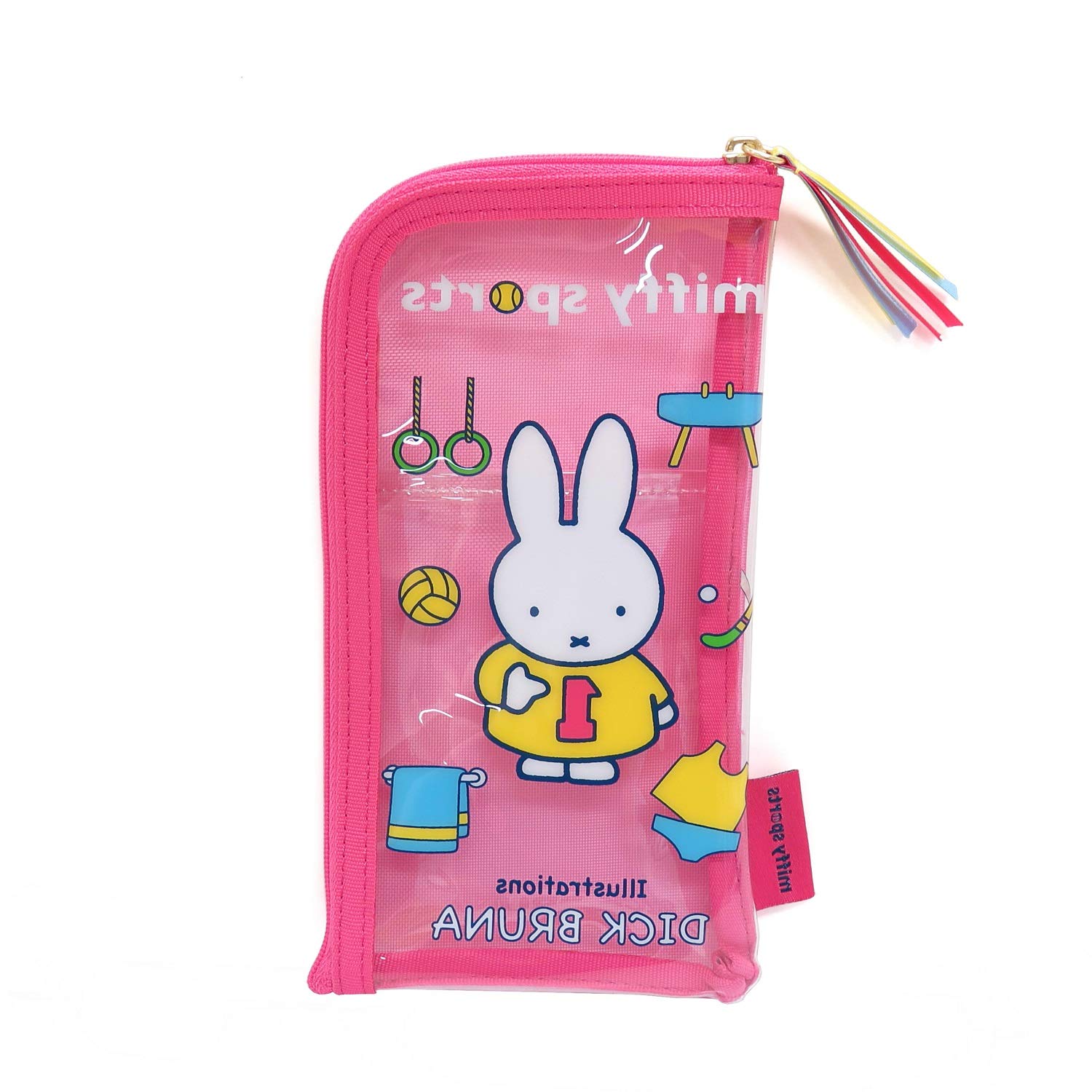

Kutsuwa Miffy Miffy Sports Clear Flat Pouch M A MF613A