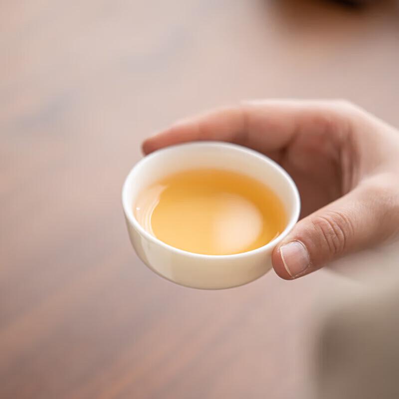 Sushic Mutton-fat Jade Ceramic Travel Tea Set