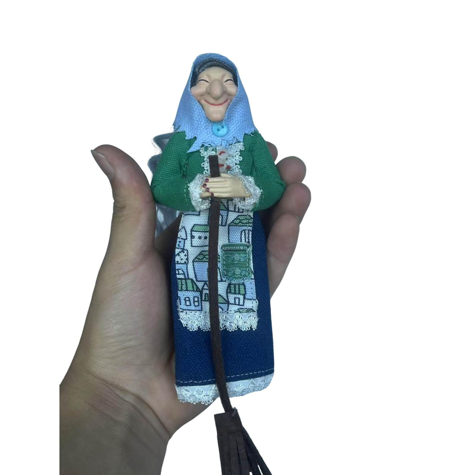 

Кукла-ведьма ручной работы, спутница удачи на вашей кухне, подвесная кукла-ведьма One Size